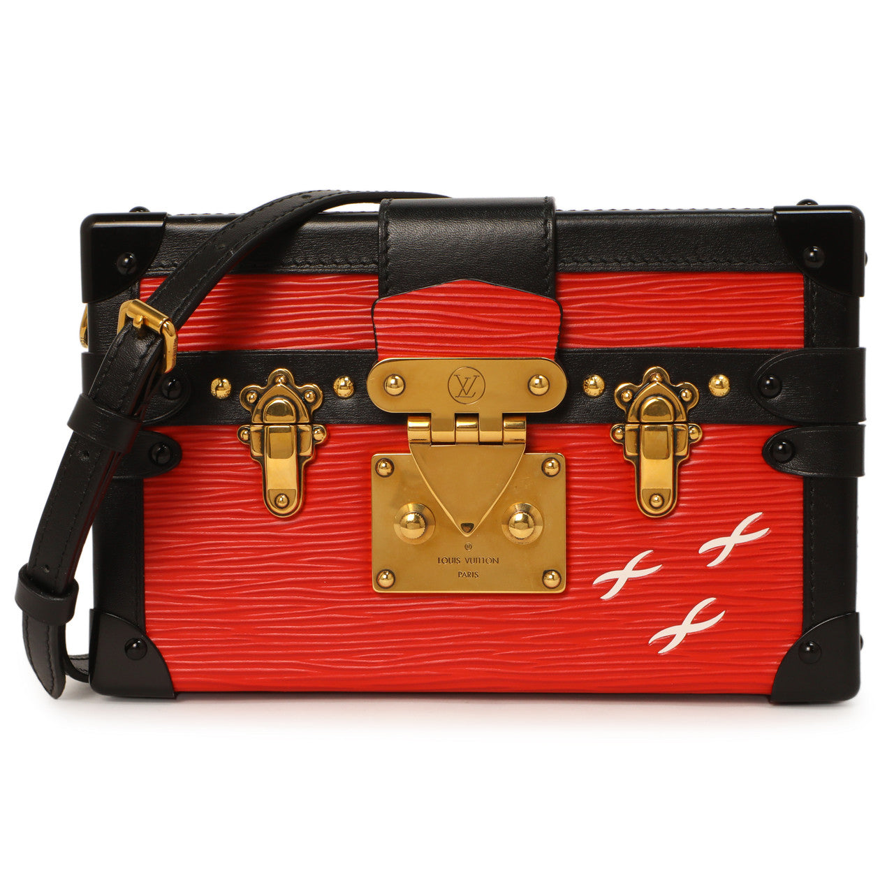 Louis Vuitton Red Epi Petite Malle – Modaselle