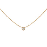 Tiffany & Co. 18K Rose Gold 0.17 Carat Diamonds By The Yard Single Pendant