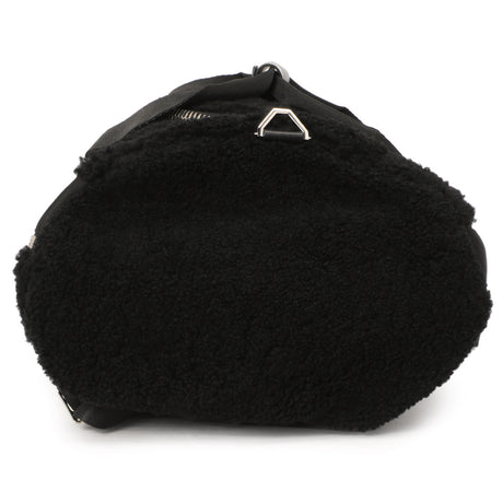Givenchy Black Shearling Duffle Backpack