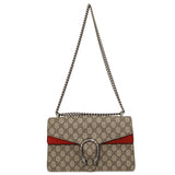 Gucci Red GG Supreme Monogram Small Dionysus Shoulder  Bag