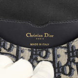 Christian Dior Blue Oblique Medium Bobby Flap