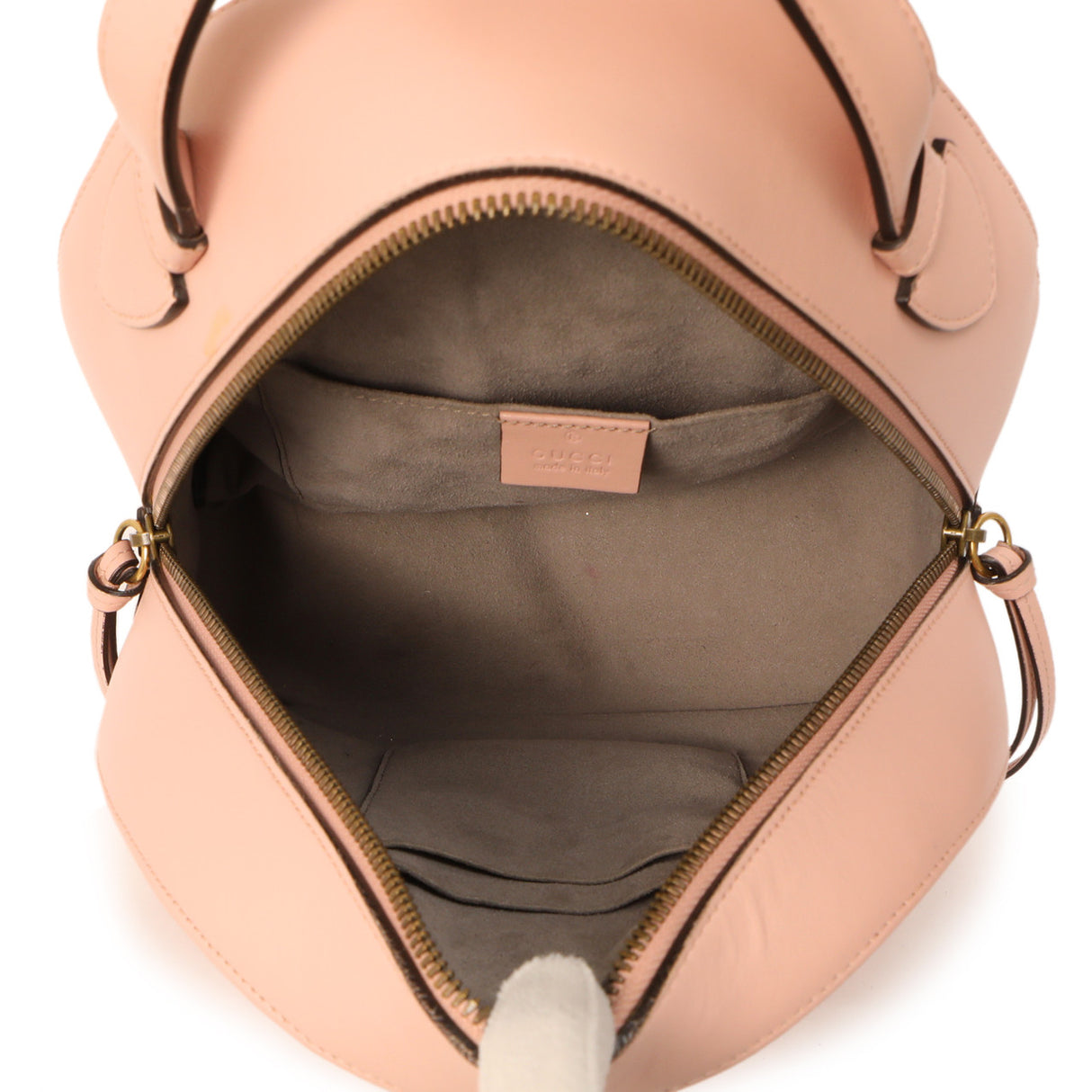Gucci Perfect Pink Calfskin Matelasse GG Marmont Dome Backpack