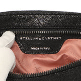 Stella McCartney Black Shaggy Deer Cavendish Zipper Clutch