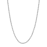 18K White Gold Ball Chain Necklace
