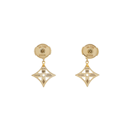 Louis Vuitton 18K Yellow Gold Diamond Idylle Blossom Ear Studs