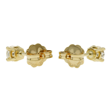 14K Yellow Gold 0.36 Carat Diamond Stud Earrings