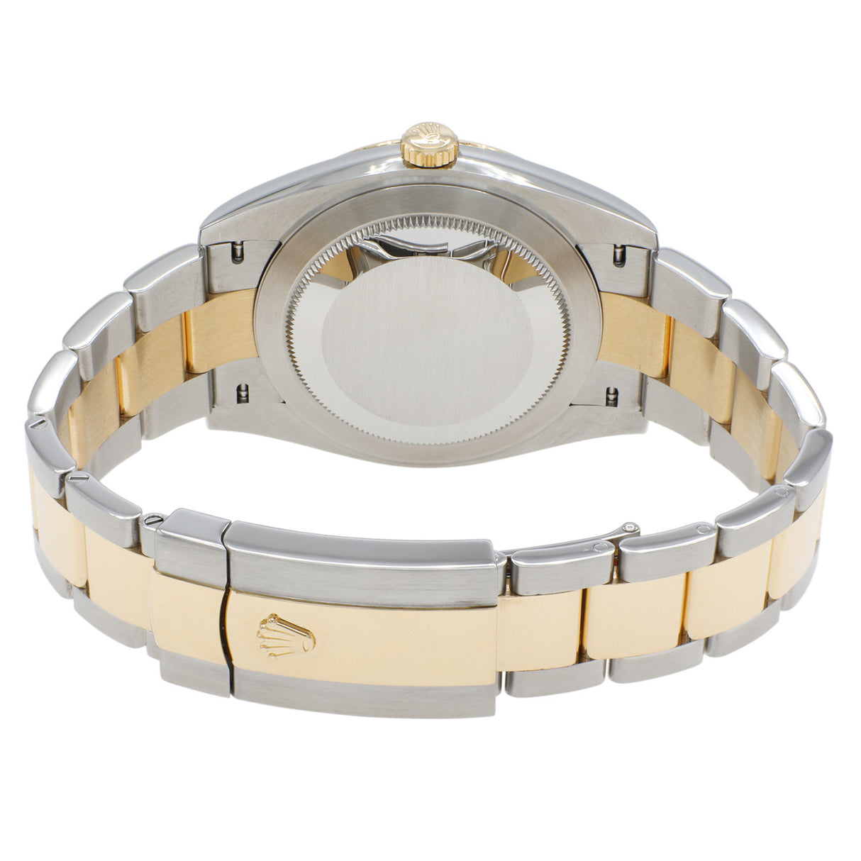 Rolex 18K Yellow Gold Stainless Steel Diamond Datejust 41 126333