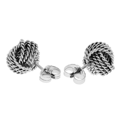 Tiffany & Co. Sterling Silver Twist Knot Earrings