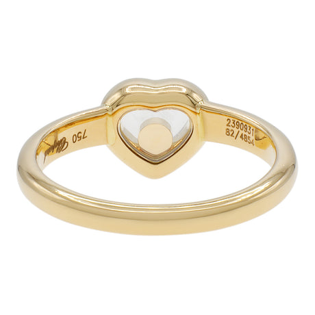 Chopard 18K Yellow Gold Happy Diamond Heart Ring