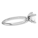 Tiffany & Co. Platinum 1.13 Carat Princess-cut Diamond Engagement Ring