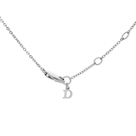 Christian Dior Crystal Logo  Necklace