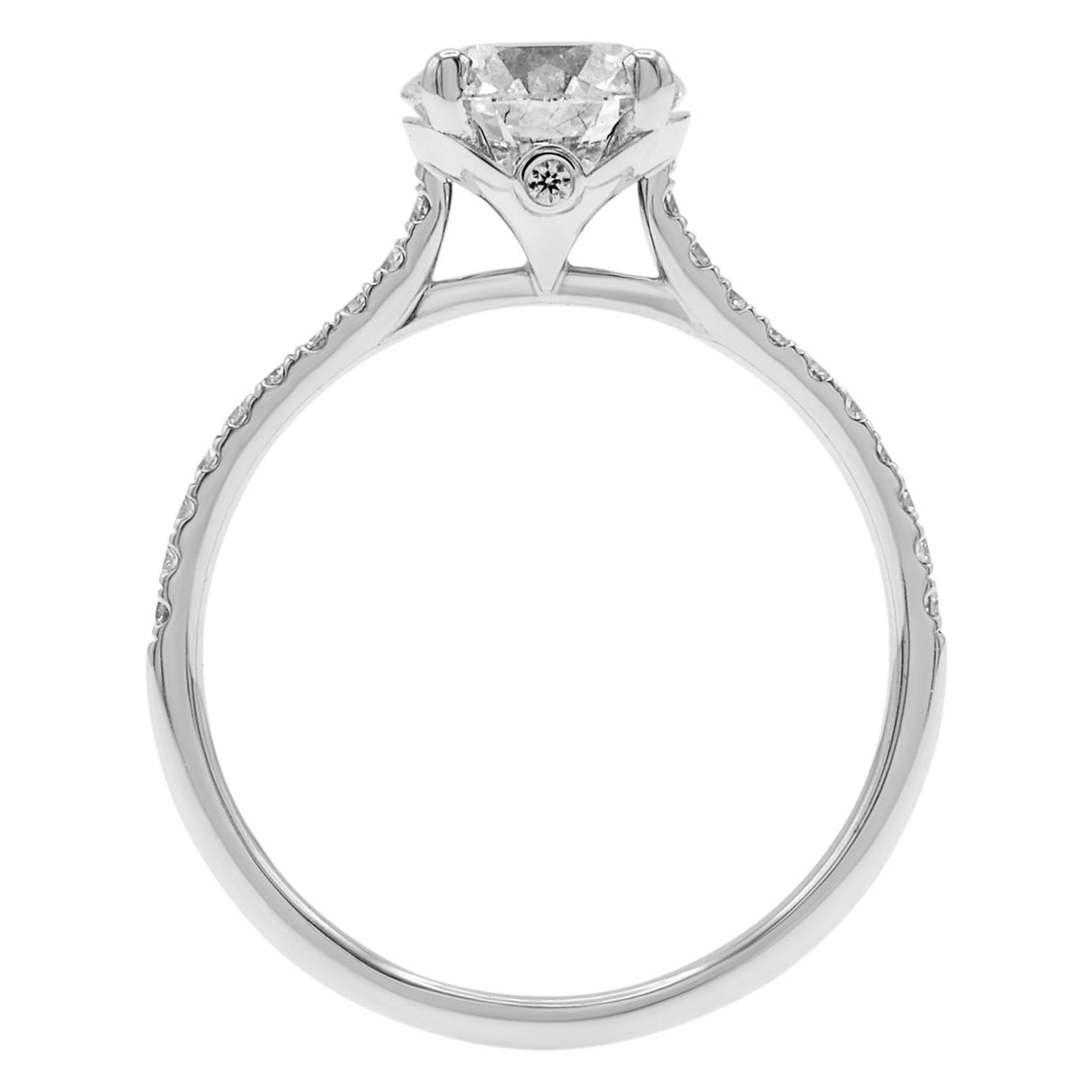18K White Gold 1.52 Carat Diamond Ring
