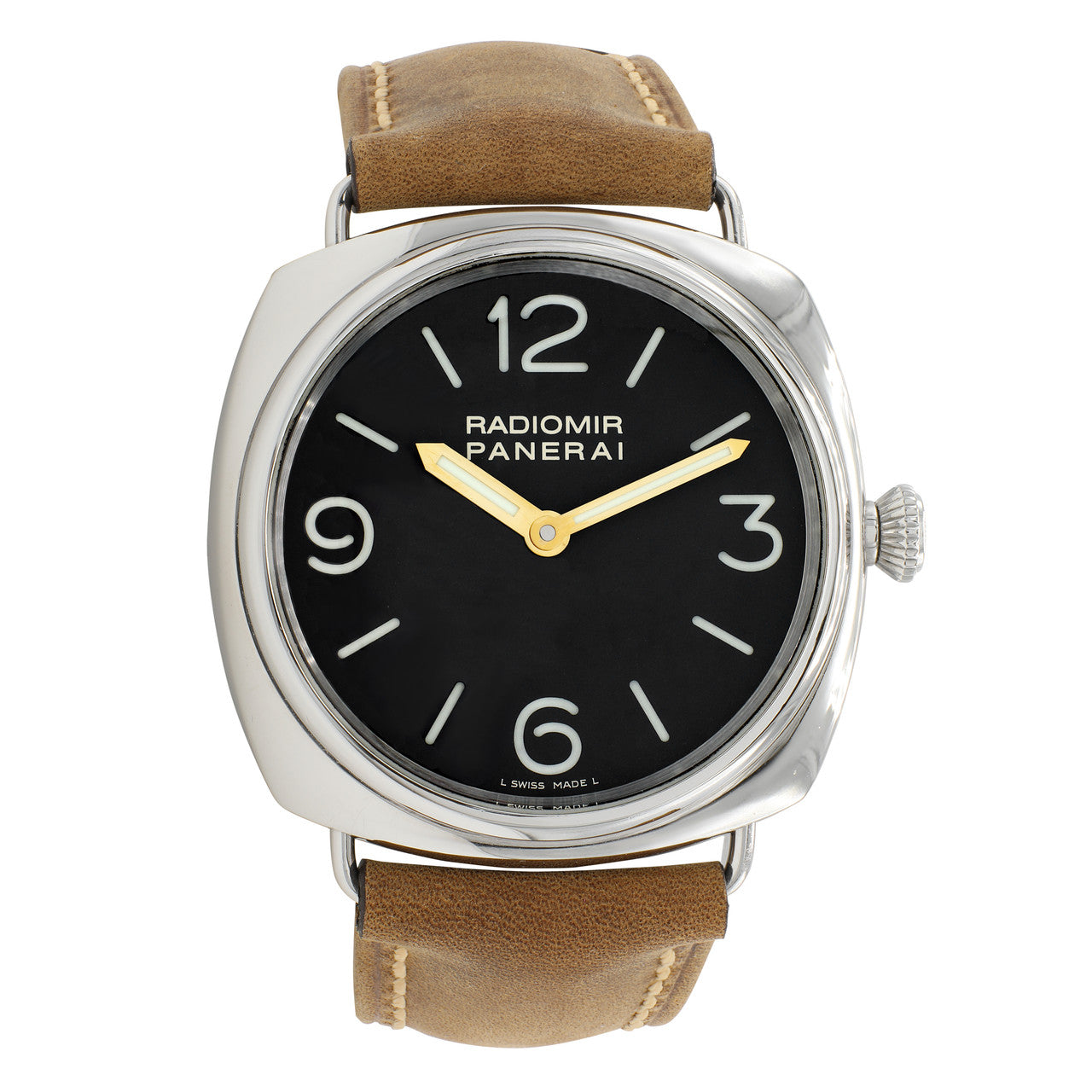 Panerai Radiomir Watch 1938 PAM00232 Silver 47mm Steel