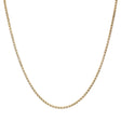14K Yellow Gold Gold Box Link Chain Necklace Fine Jewellery Modaselle