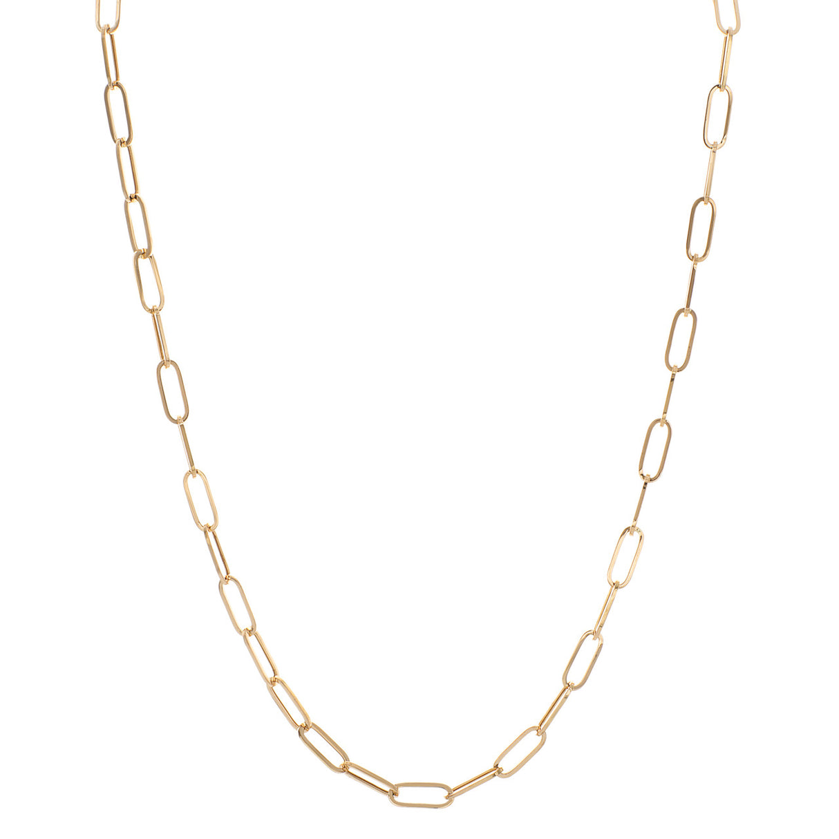 14K Rose Gold Link Chain Necklace