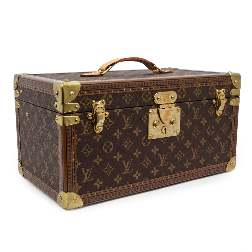 Louis Vuitton Monogram Case With Mirror Vanity Trunk