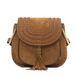 Chloe Caramel Suede Small Hudson Bag