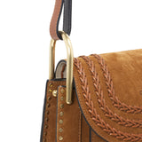 Chloe Caramel Suede Small Hudson Bag