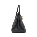 Hermes Black Clemence Birkin 25