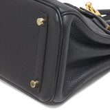 Hermes Black Clemence Birkin 25