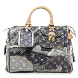 Louis Vuitton Denim Patchwork Speedy 30