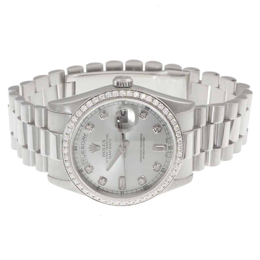 Rolex Day Date President Platinum Watch 118346 Watches Rolex