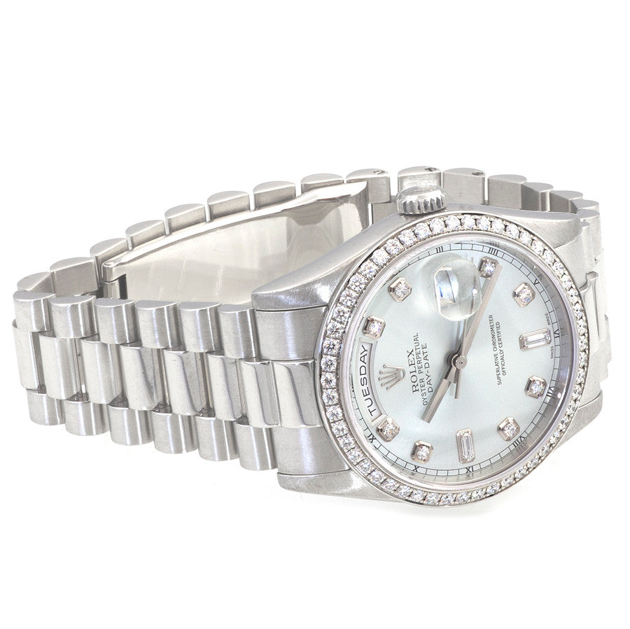 Rolex Day Date President Platinum Watch 118346 Watches Rolex