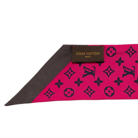 Louis Vuitton Pink Silk Dreamonogram Bandeau