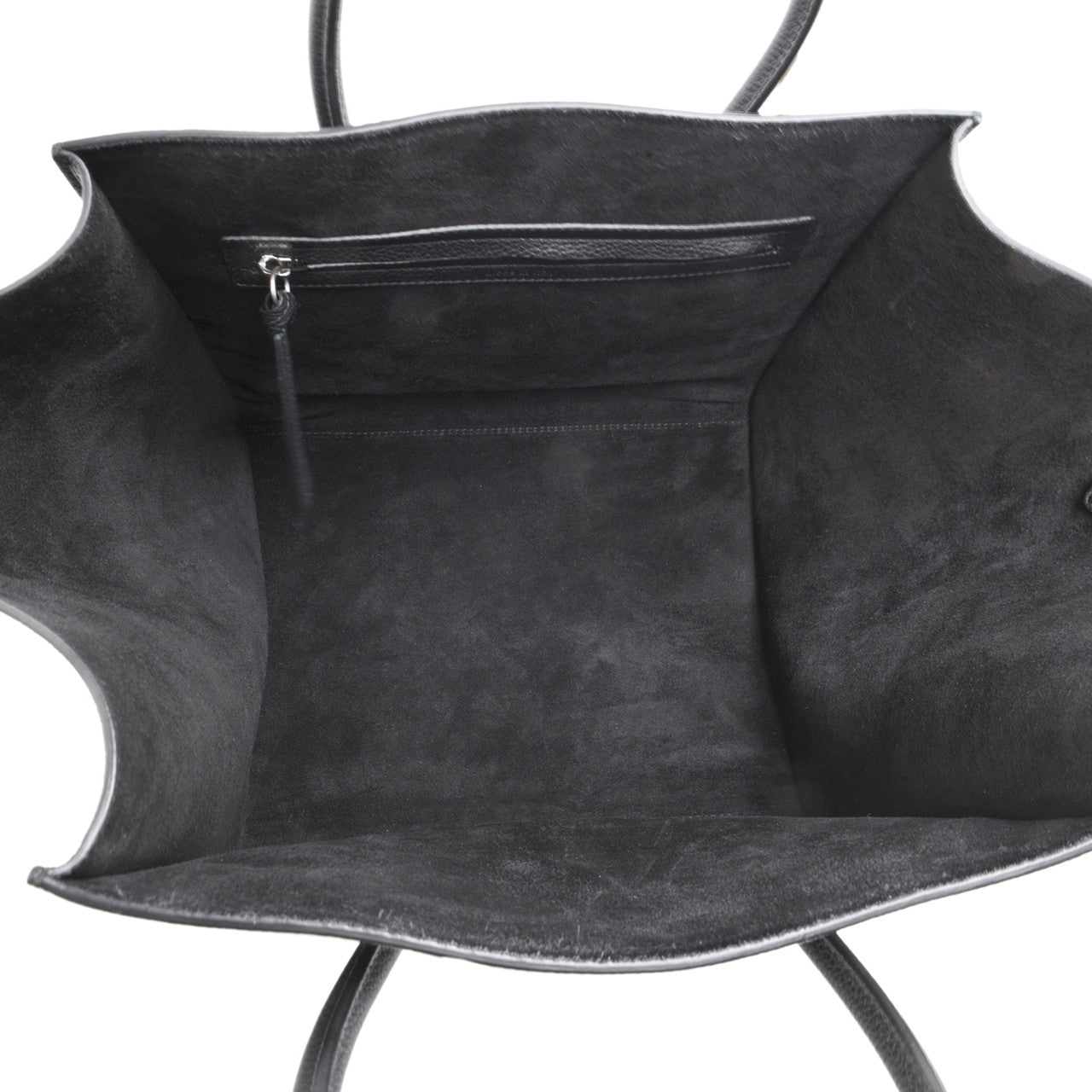 Celine Black Grained Calfskin Medium Phantom Luggage Tote – Modaselle