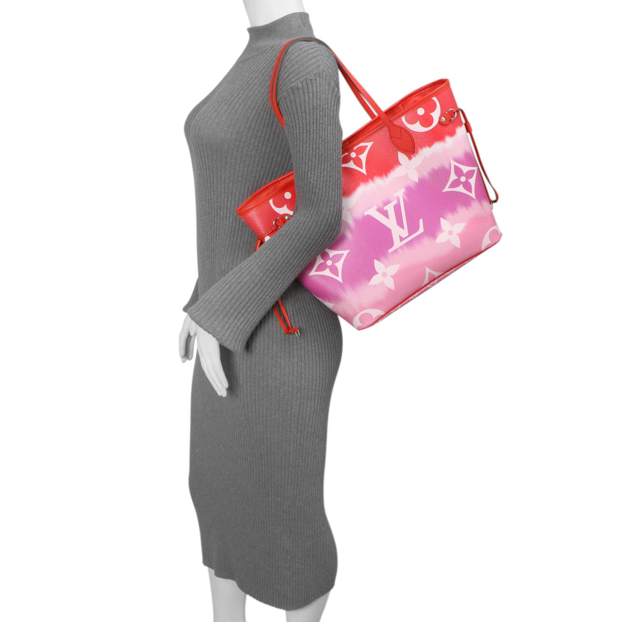 Louis Vuitton Monogram Rouge Escale Neverfull MM Modaselle