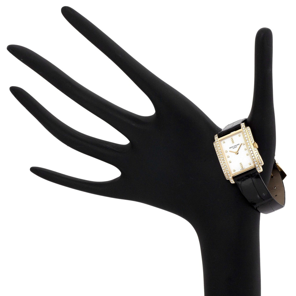 Patek Philippe 18K Yellow Gold & Diamond Gondolo Quartz Watch 4825J Watches Patek Philippe