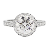 Tiffany & Co. 950 Platinum 1.53 Carat Diamond Embrace Ring