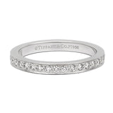 Tiffany & Co. Platinum Diamond Half Eternity Ring