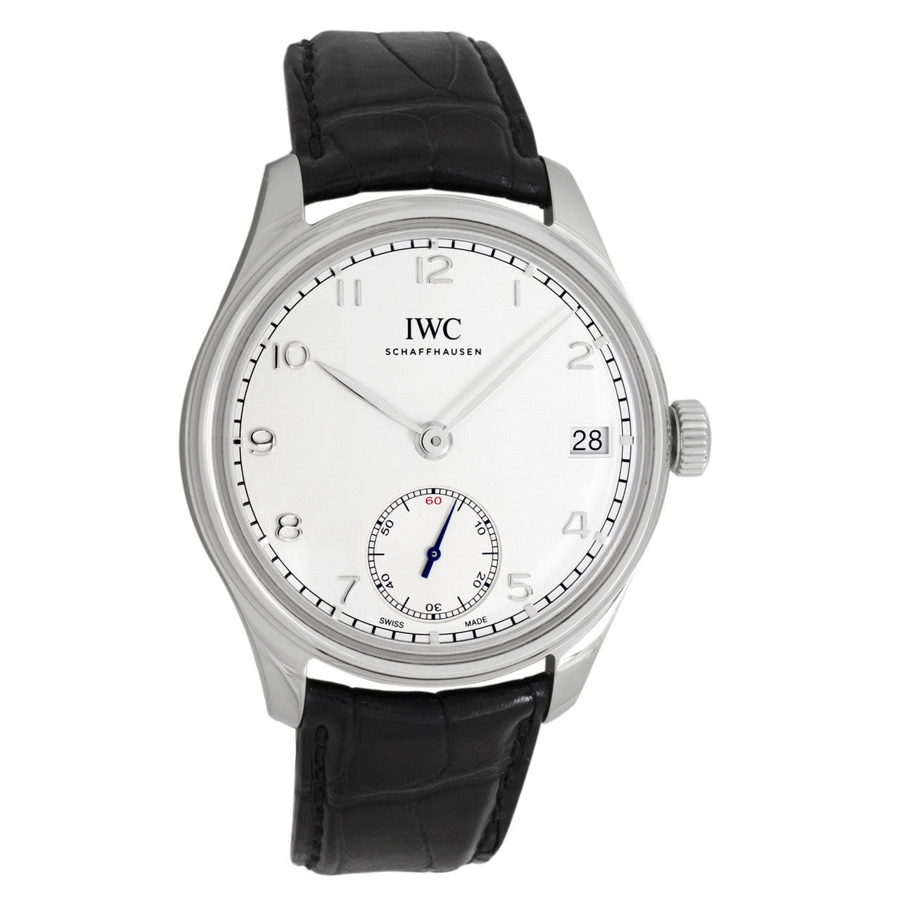 IWC Stainless Steel Portugieser Hand Wound Eight Days IW510203 Modaselle