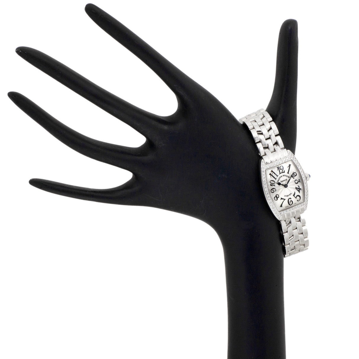 Franck Muller Stainless Steel Cintree Curvex Diamond Watch 1752 QZ DP ACB ACE Watches Franck Muller