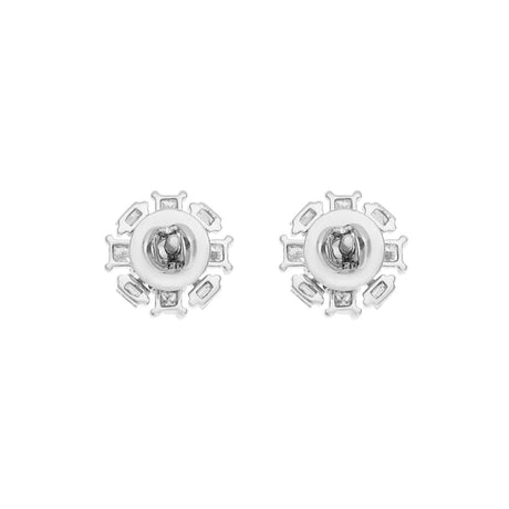 18K White Gold 1.58 Carat Diamond Earrings