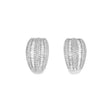 18K White Gold 3.66 Carat Diamond Earrings Fine Jewellery Modaselle