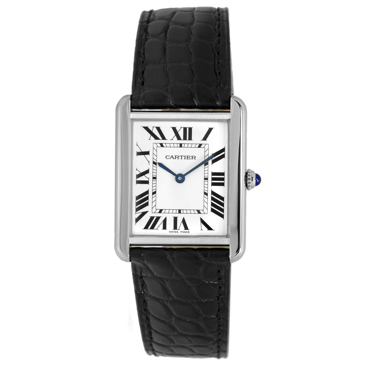 Cartier Stainless Steel Tank Solo Quartz 35mm Watch Watches Cartier