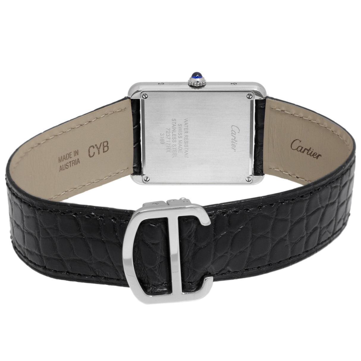 Cartier Stainless Steel Tank Solo Quartz 35mm Watch Watches Cartier