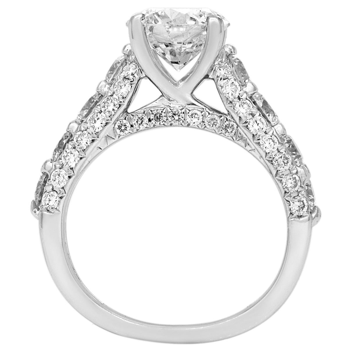 18K White Gold 1.56 Carat Diamond Ring