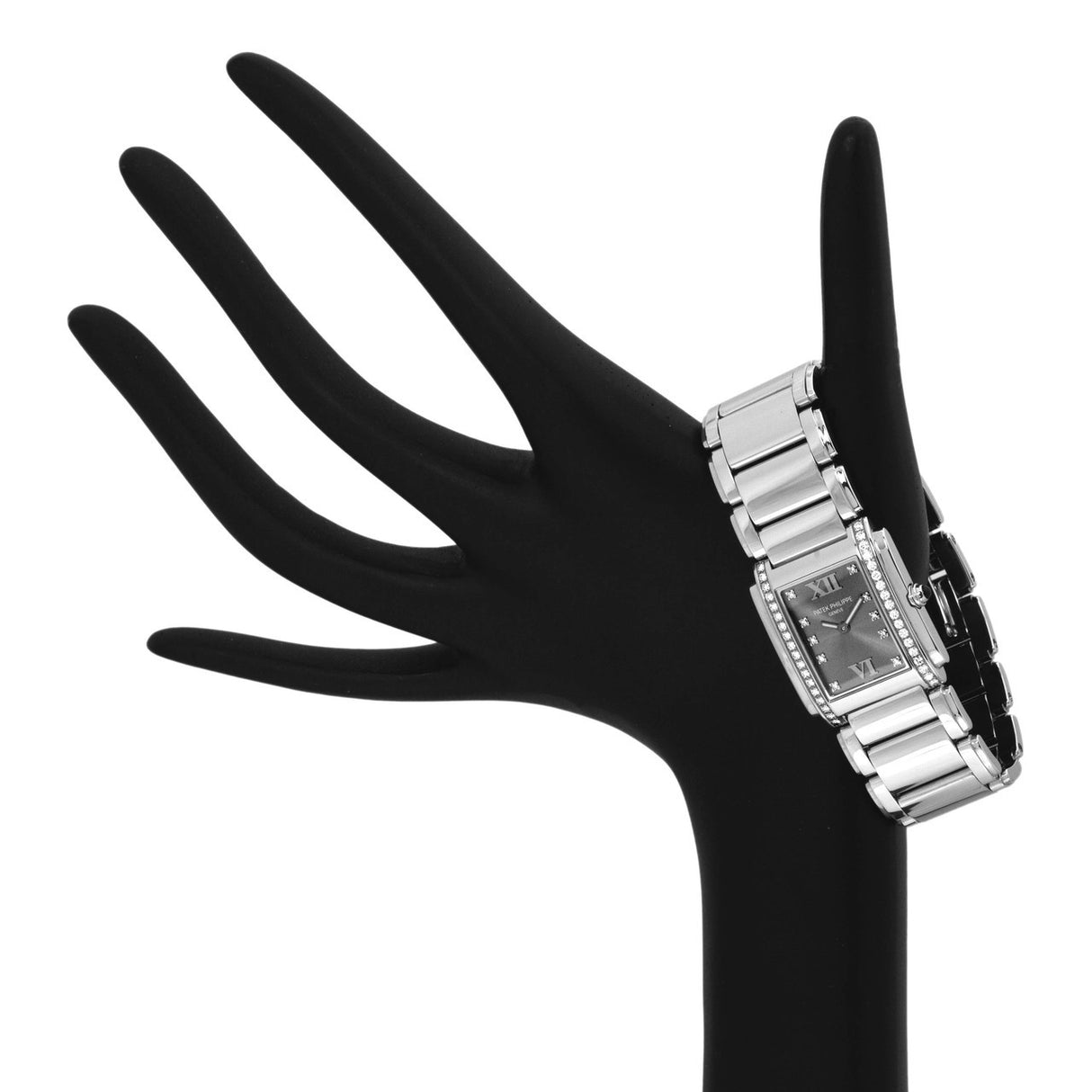 Patek Philippe Stainless Steel & Diamond Twenty-4 Ladies Quartz Watch 4910-10A-010 Watches Patek Philippe