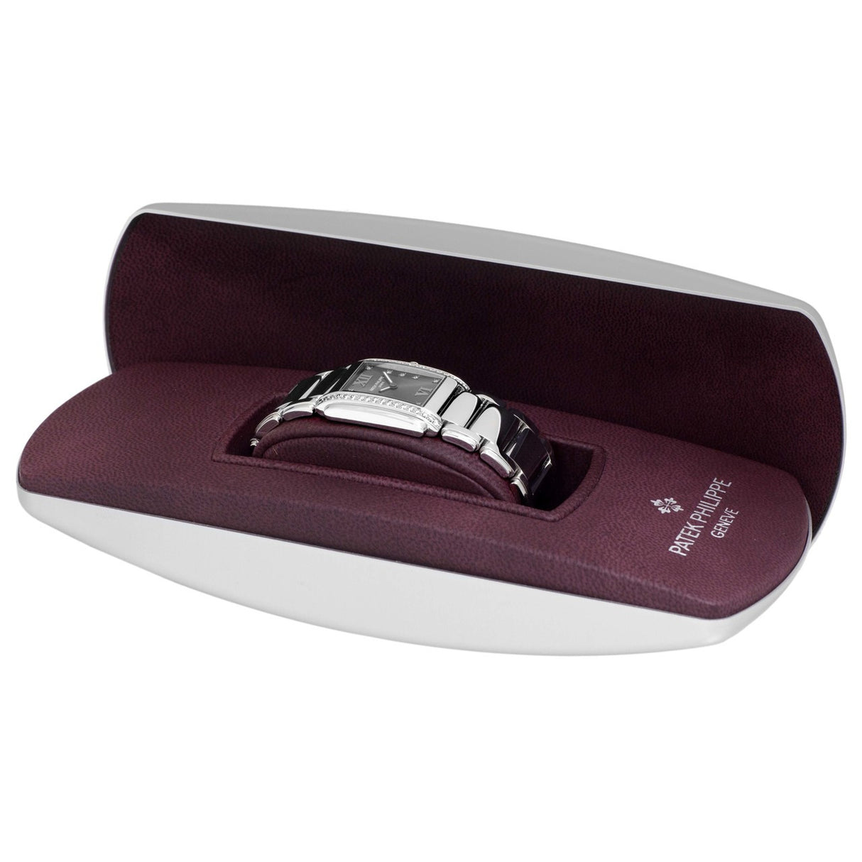 Patek Philippe Stainless Steel & Diamond Twenty-4 Ladies Quartz Watch 4910-10A-010 Watches Patek Philippe