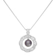 18K White Gold 6.82 Carat Diamond Tahitian Pearl Pendant Necklace Fine Jewellery Modaselle