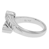 Platinum 1.13 Carat Diamond Coil Ring