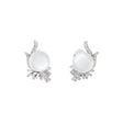 14K White Gold South Sea Pearl Diamond Earrings Fine Jewellery Modaselle