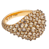 David Yurman 18K Rose Gold & Cognac Diamond Signature Pinky Ring