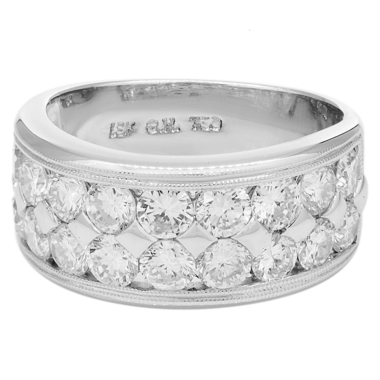 18K White Gold 2.40 Carat Diamond Ring