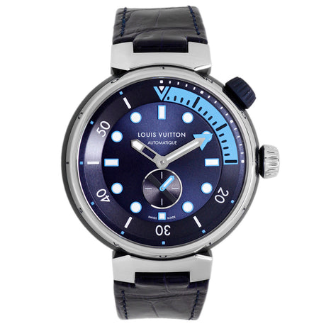 Louis Vuitton Stainless Steel Tambour Street Diver Watches Louis Vuitton