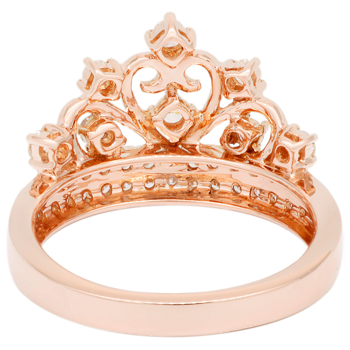 18K Rose Gold 0.54 Carat Diamond Ring