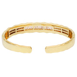 18K Yellow Gold 3.66 Carat Diamond Baguette Bracelet